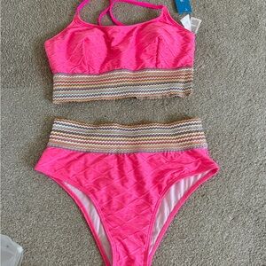 Pink swimsuit